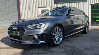 2021 Model Audi A4 2.0 TFSI 45 S Line S Tronic Quattro Avant Sound & Comfort Pack - Panoramic Roof