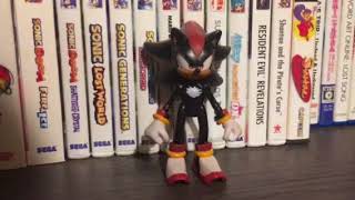 Custom Shadow the Hedgehog figure (Tomy version)