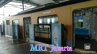 Kereta MRT Jakarta Lebak Bulus Fatmawati via Bundaran HI - First Indonesian Subway Line