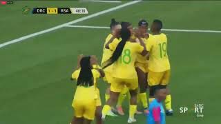 Banyana Banyana vs DR Congo 2024 Olympic Qualifier Match Goals