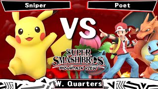 Sniper (Pikachu, Fox) vs Poet (Pokemon Trainer) - Winners Quarters