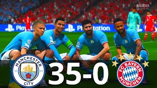 MESSI, RONALDO, NEYMAR, MBAPPE, ALL STARS | MAN CITY 35-0 BAYERN