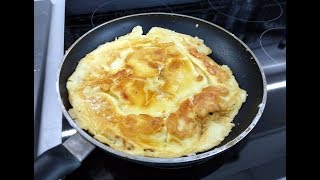 Quick Fluffy Omelet - 3 hours before race or training