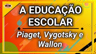 PIAGET, VYGOTSKY E WALLON PARA CONCURSO PÚBLICO