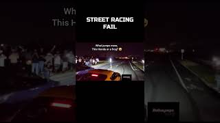 Funny Street Racing Fail! #shorts #funny #funnyvideo #Honda #Supra #cars #sportscar