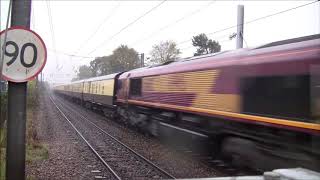 66115 T&T 66020 passing flitwick | 1Z88 St Albans City - Killingholme | 04/11/17