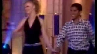 ANA LAYEVSKA Y JUAN BAILANDO MUSICA DISCO