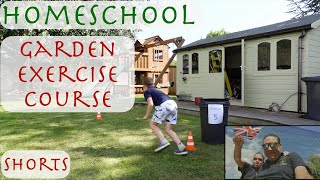 Shorts - Homeschool Garden Exercise Course "Joe Wicks Inspired" #shorts