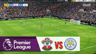 Southampton vs Leicester City -  Premier League 2021/22 | PES 2021 Realism Mod Prediction