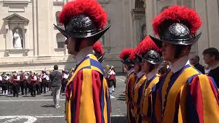 Fronleichnamsprozession am Campo Santo Teutonico am 11. Juni 2023