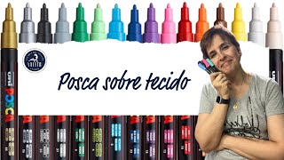 Posca sobre tecido