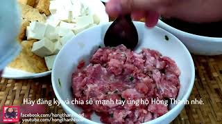 Canh rong biển và Đậu hủ nhồi thịt cực ngon và rất hao cơm