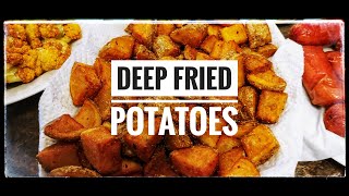 Deep Fried Potatoes | Fry Potatoes | Potato Cubes Air Fryer | How to Fry Potatoes in Oil | Anees