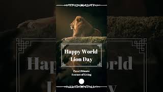 Happy World Lion Day !!