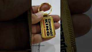 MODEL 24-9137 GOLD PLATED METAL  KEYCHAINS #shorts