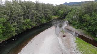 Fish Hunters. Mavic Air. Underwater Fishing. Kamchatka. Fishing. Bystraya River