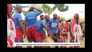 OBIAZA ACROBATIC DANCE  GROUP OF UBIAJA DISPLAYS AT THE CORONATION OF THE KING OF OPOJI ..