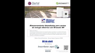 Almacenamiento fotovoltaico para cortes de energía eléctrica con - Growatt