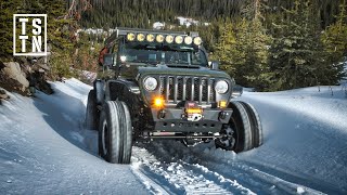 EXTREME Winter Snow Camping Off-Road (We Almost Didn't Make It)