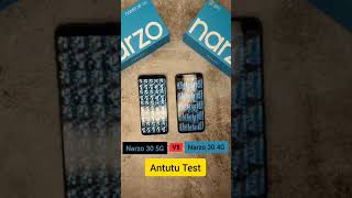 Antutu Test Realme Narzo 30 5G Vs Narzo 40 🔥 #Shorts