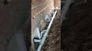 4"pvc pipe fittings#cpvc pipe work#plumbing work#yt shorts