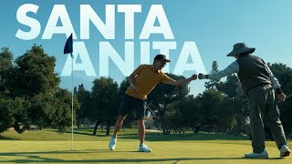 Shot Even Par (Personal Best). 18 Holes  @ Santa Anita Golf Course (4K)