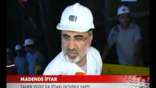 Bakan Yıldız Soma Madeninde TRT HABER'de...