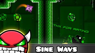 😈 Sine Wavs by green - Geometry Dash