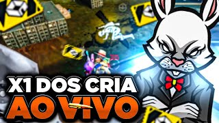 🔴FREE FIRE AO VIVO 🔥 - X1 DOS CRIAS 🟠- 4x4 COM OS INSCRITOS 🟠- SALA PERSONALIZADA 🟠- LIVE ON🔴