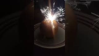 fun thing to try #fun #experiment #sparkler #orange #tryit