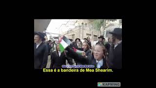 Comunidade judaica anti-sionista protesta contra a retirada de bandeiras palestinas em Jerusalém