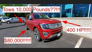 The 2021 Ford Expedition Platinum is HUGE and SURPRISINGLY FAST!!!!