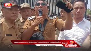 ADD Tidak sesuai UU, Pemda Brebes Dituntut Kades dan Perangkat Desa