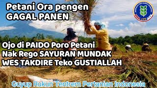 MEMBANGUN SEMANGAT PERTANIAN INDONESIA RUKUN GUYUP TENTREM @Kang Ali JPN