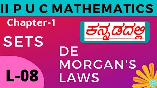 Complement of a Set, De Morgans Laws