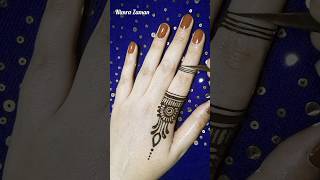 #shorts Cute simple one finger henna design #mehndi #mehndidesigns