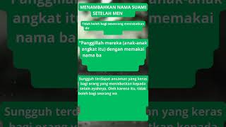 MENAMBAHKAN NAMA SUAMI SETELAH MENIKAH#shorts