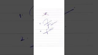 F Letter Signature #shorts #viral #trending #signature #nameartsworld #sign