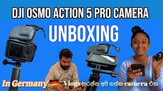 වීඩියෝ කරන්න අපි අලුත් camera එකක් ගත්තා | DJI osmo action 5 pro |