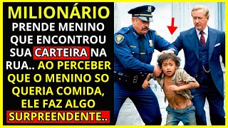 🔴Milionário prende menino que encontrou sua carteira na rua.. ao perceber que o menino so queria...