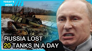 Russia loses 1,340 soldiers and 20 tanks over past 24 hours