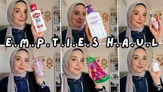 حاجات خلصتها في شهر ٩ و رأيي فيها - Empties haul