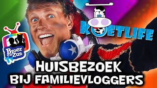 VLOG: Huisbezoek bij KOETLIFE, BROER EN ZUS TV, BAKKERTJES door Party Piet Pablo & Love Piet!