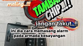 TUTORIAL..‼️//MEMASANG chip remot dan pemasangan alarm mobil🙏🙏