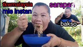 tkwmalaysia sarapan mie instan bakso