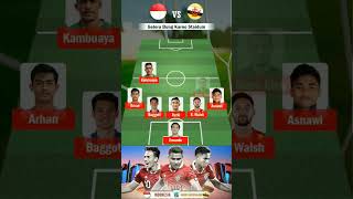 Starting XI Indonesia vs Brunei Darussalam | Pra Kualifikasi Piala Dunia 2026 #sepakbola #timmas