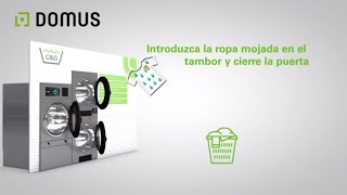 Secadoras autoservicio Clean&Go | Central de pago | www.domuslaundry.com