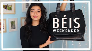 Beis Convertible Mini Weekender Bag // What's in my Carry-On// JOANNA