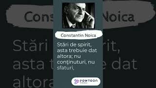 Constantin Noica sfaturi #shorts