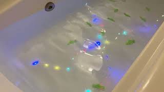 Bathtub Filling ASMR // Aliens Tossed into a Tub with Underwater Lights 3 Hour Loop